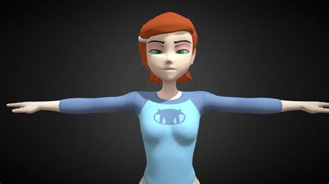 gwen tennyson 3d|Gwen Tennyson rigged